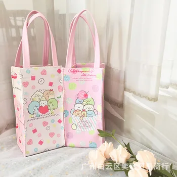 Sumikko gurashi Moda Taşınabilir Öğle Çanta Karikatür Su Şişesi fincan Tote Sıcak Saklama çantası Kadın Kız Hediyeler Yeni