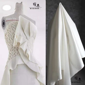 Beyaz Pamuklu Kumaş Acemi Kullanımı Üç Boyutlu Terzilik DIY Gömlek Pantolon Ceket Kukla Kostüm Giyim Tasarımcısı Kumaş